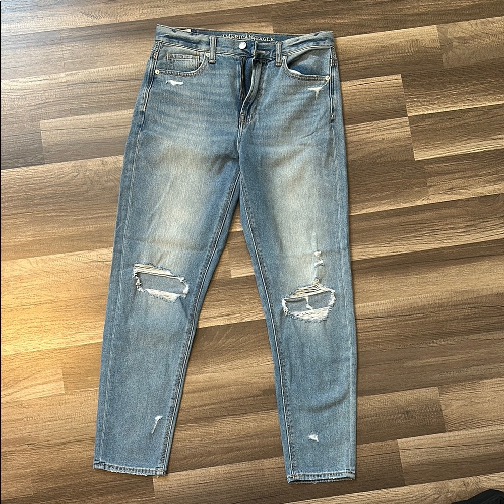 Blue Distressed Jeans